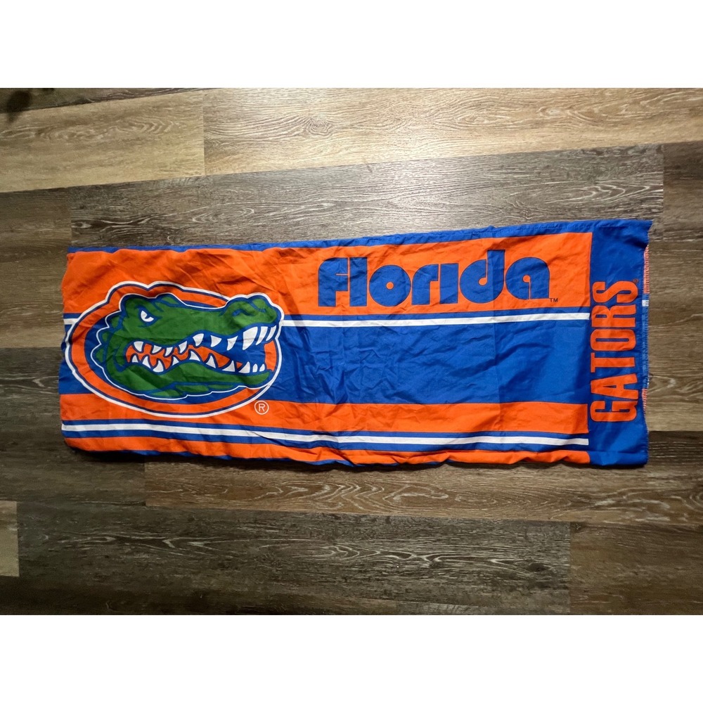 NCAA Florida Gators Valance Banner Unisex OS Blue Orange Logo Rod Pocket 47x17